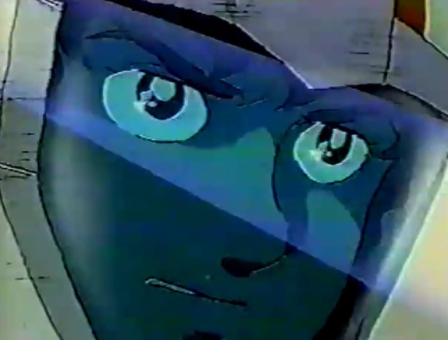 Album Art: a cropped screenshot of Amuro Ray from Mobile Suit Gundam
